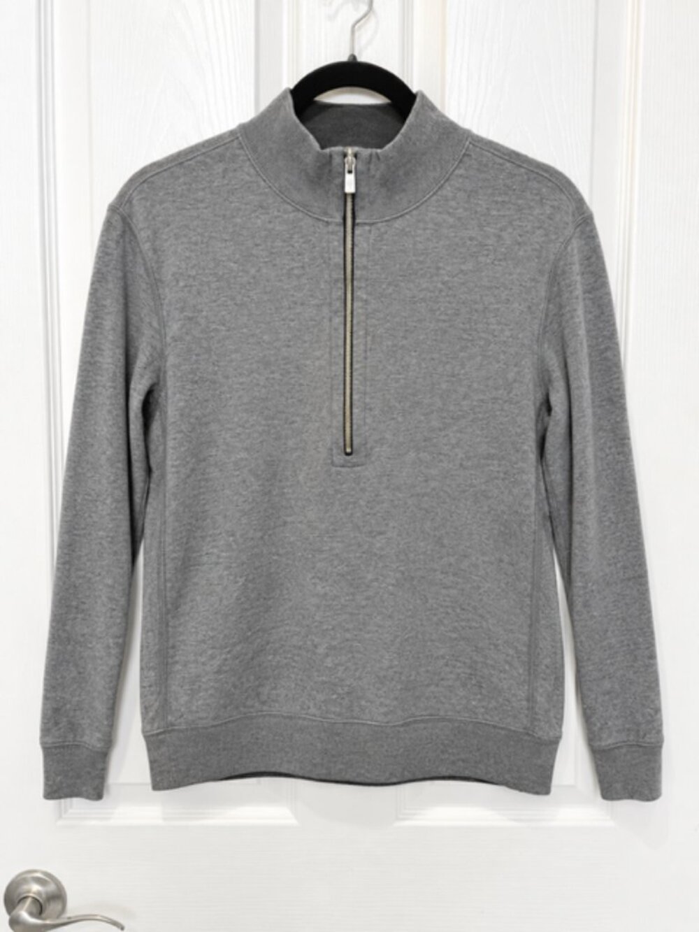 Tommy Bahama Women’s Gray Half Zip Pullover Jacket Coastal Preppy Approx M